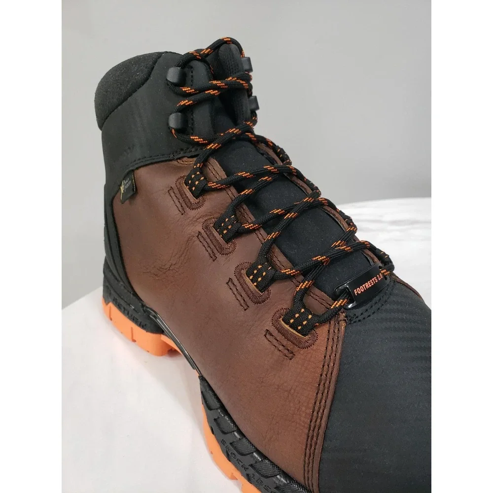 EXTRA WIDE 11.5 FootRests 2.0‎ XERGY Brown Nano Toe EH, Mt WP Hiker Work Boot